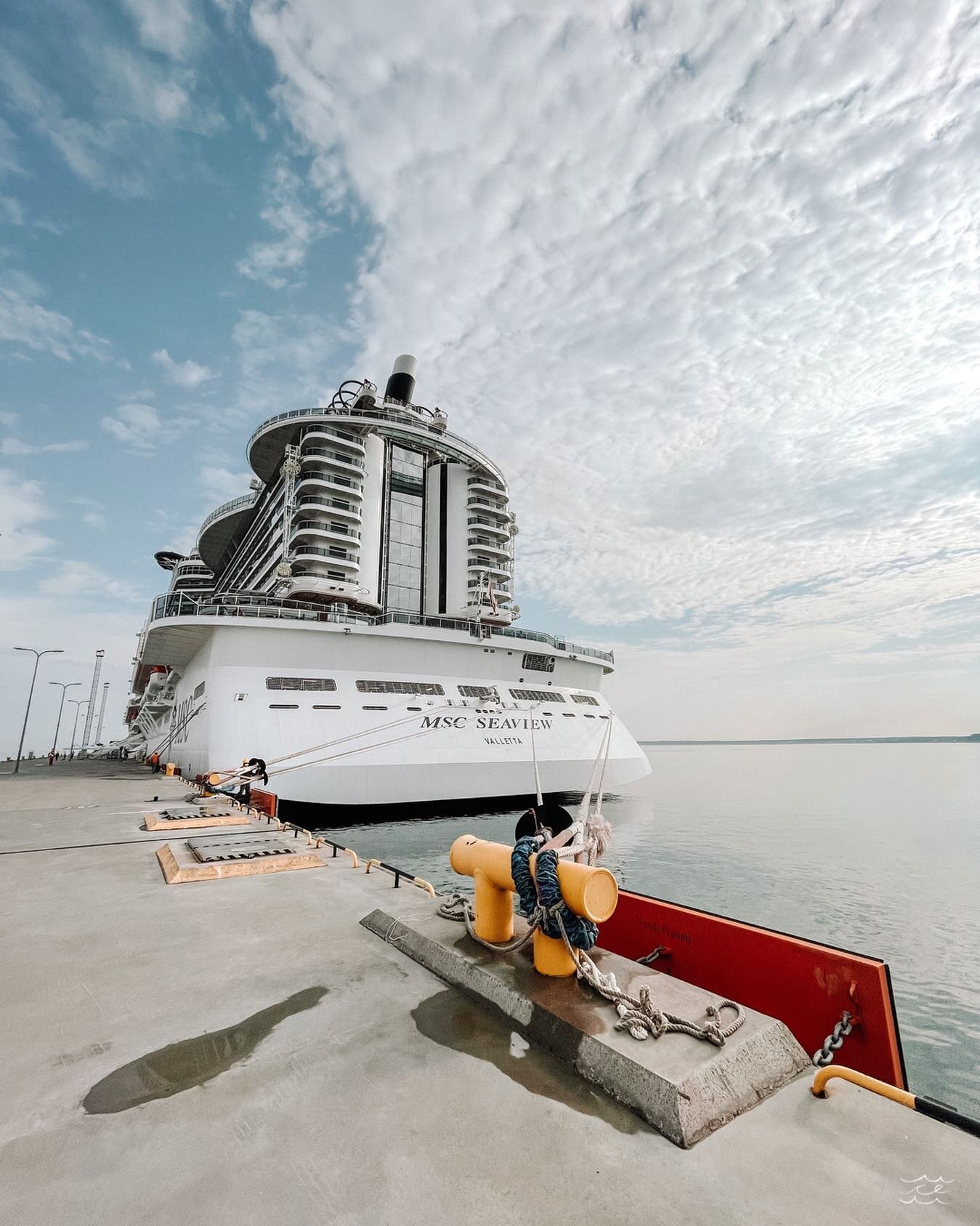 &bull; #MSCSeaview during her Maiden Call in Tallinn, Estonia 🇪🇪 interested how the first cruise on Seaview has been like? Re-Watch my Stories by clicking the Story Highlight &bdquo;MSC Seaview&ldquo; 👆🏼 @msccruisesofficial [paid advertisement]