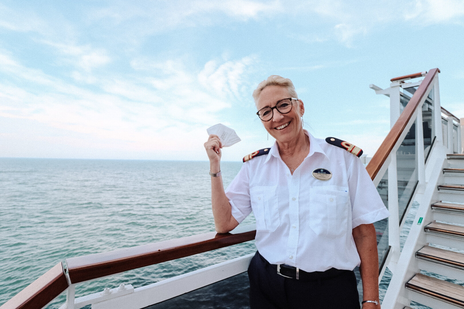 Myra Petri hält seit anfangs Pandemie die Position als Health Protocol Compliance Officer bei MSC Cruises inne. ©Dario Cremona