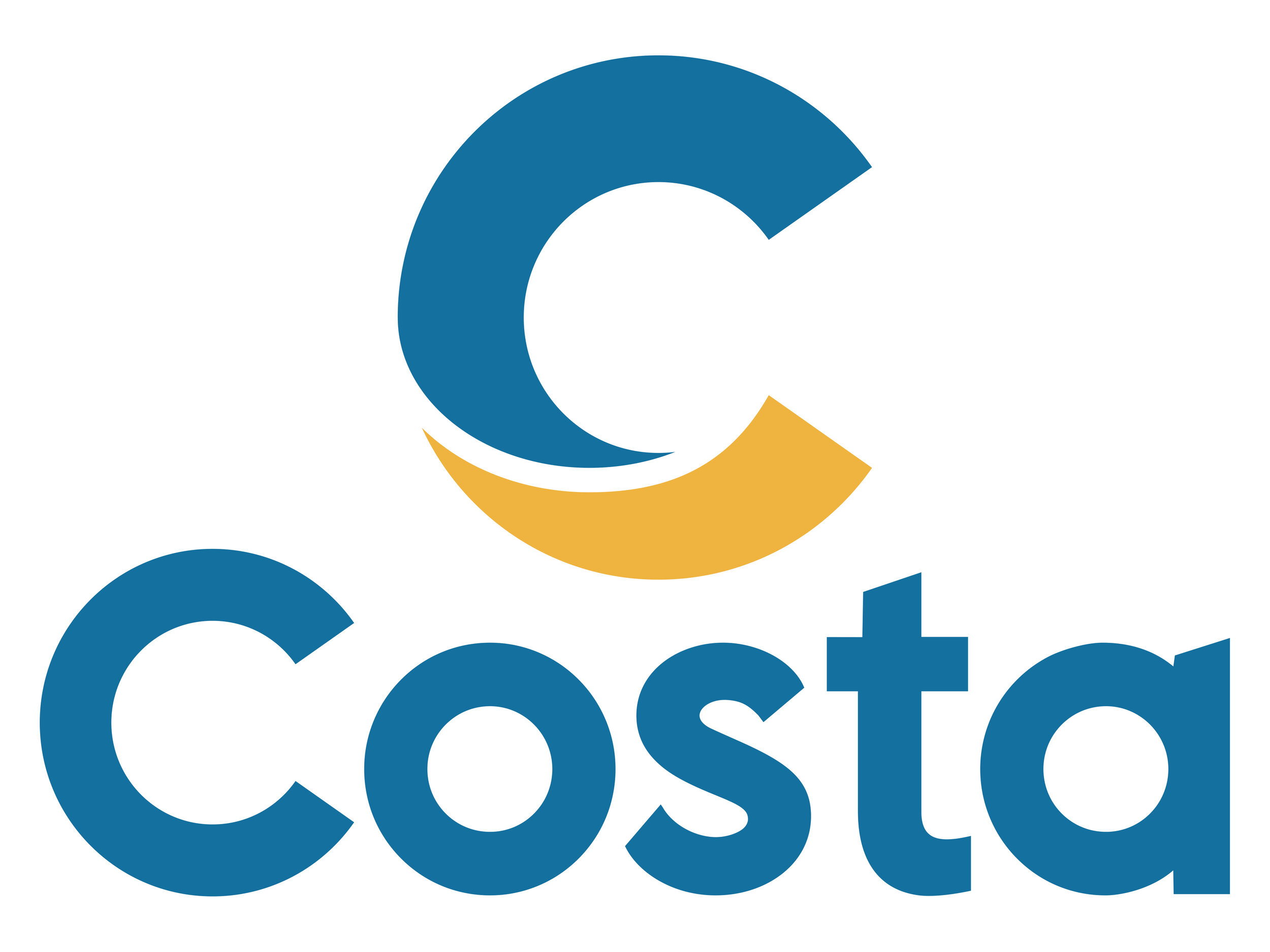 Das neue Logo von Costa Kreuzfahrten erstrahlt in einem neuen Gewand. ©Costa Kreuzfahrten