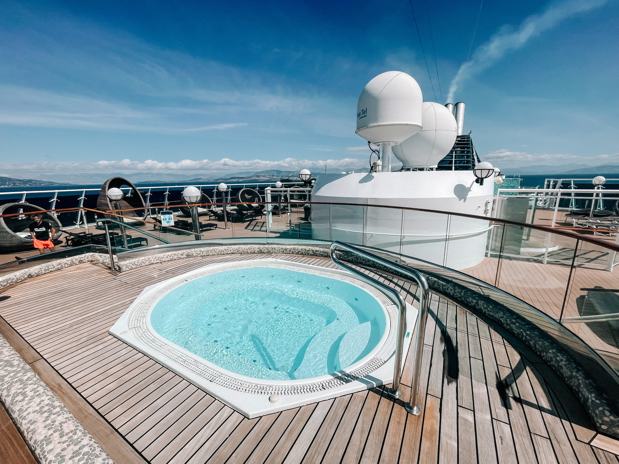 Das Top 18 Sonnendeck auf der MSC Splendida