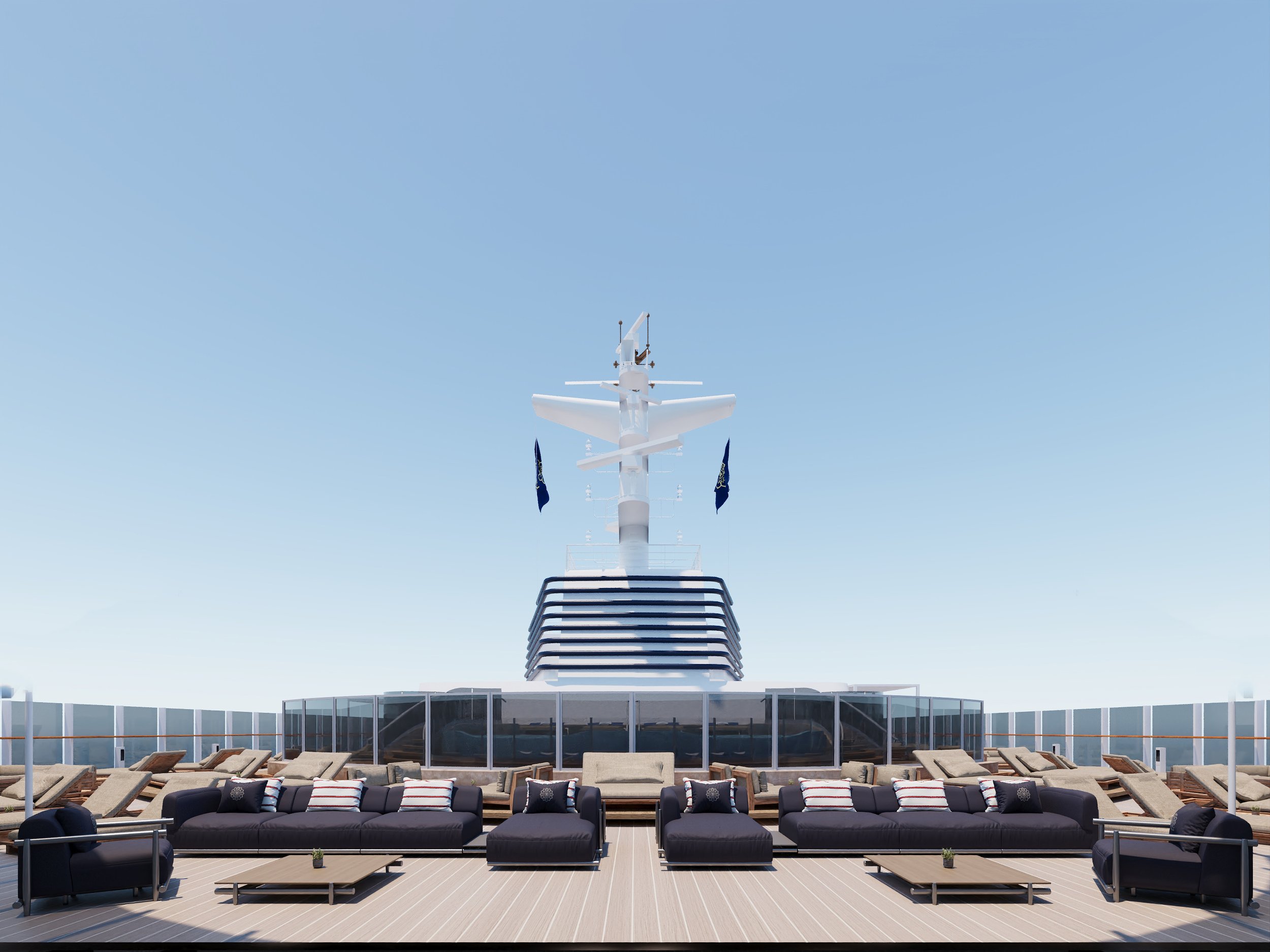 Explora Journeys präsentiert exklusive UNOPIÙ-Outdoor-Möbelkollektion.